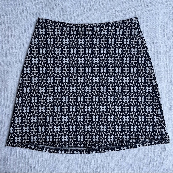 Navy and white Margret M skirt size Medium - Picture 1 of 4